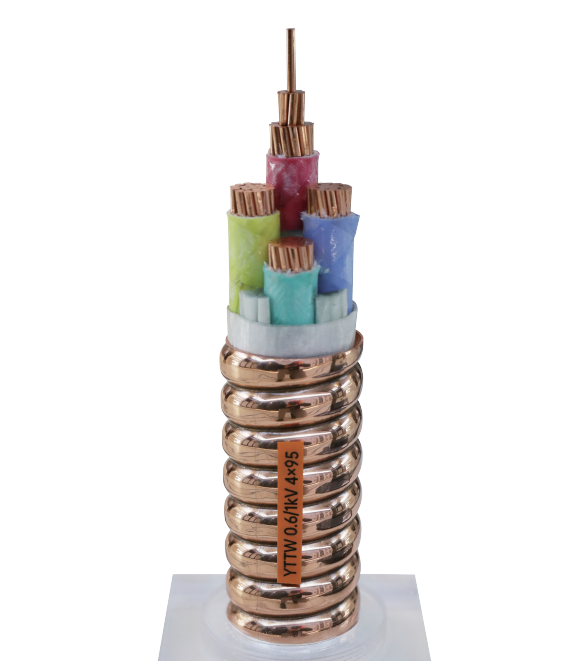 Corrugated Copper Sheathed Flexible  Fireproof Cable