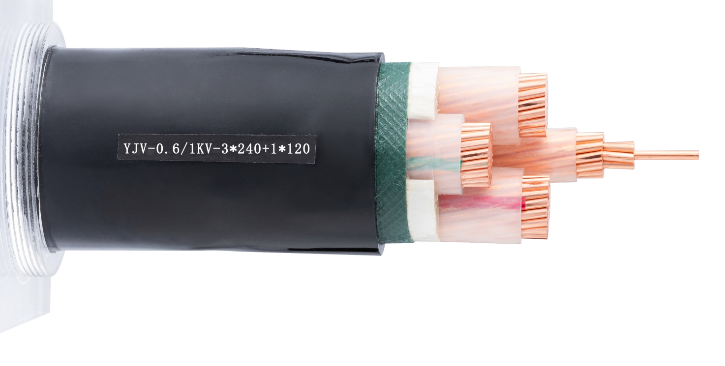 YJV- 0.6/1 kV-3*240+1*120