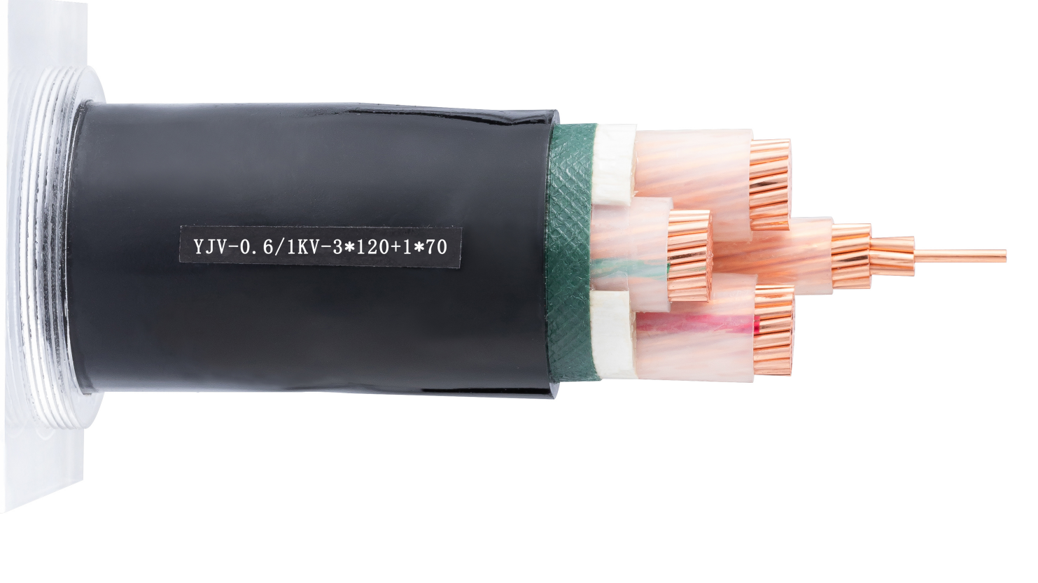 YJV- 0.6/1 kV-3*120+1*70
